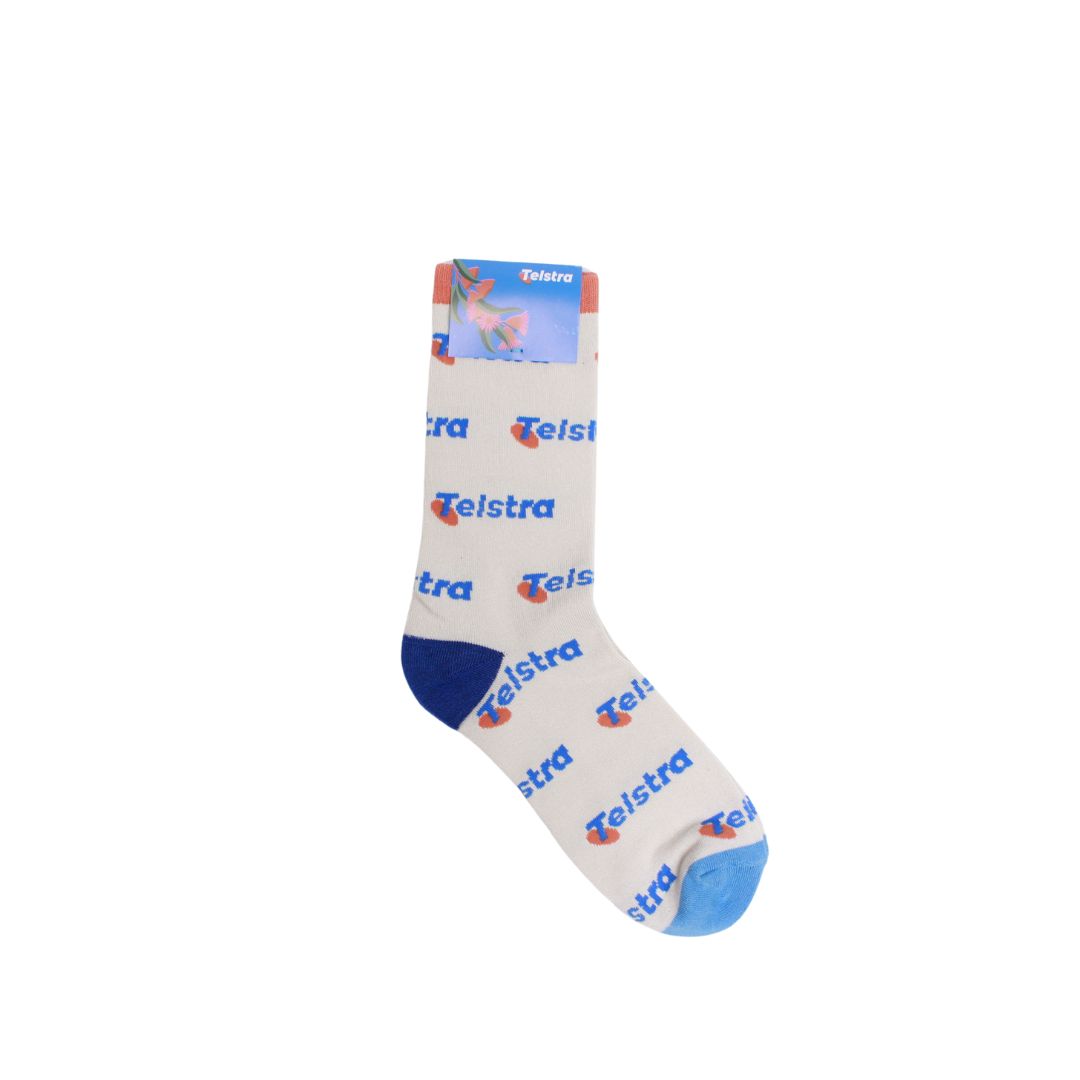 Cheerful Crew Socks