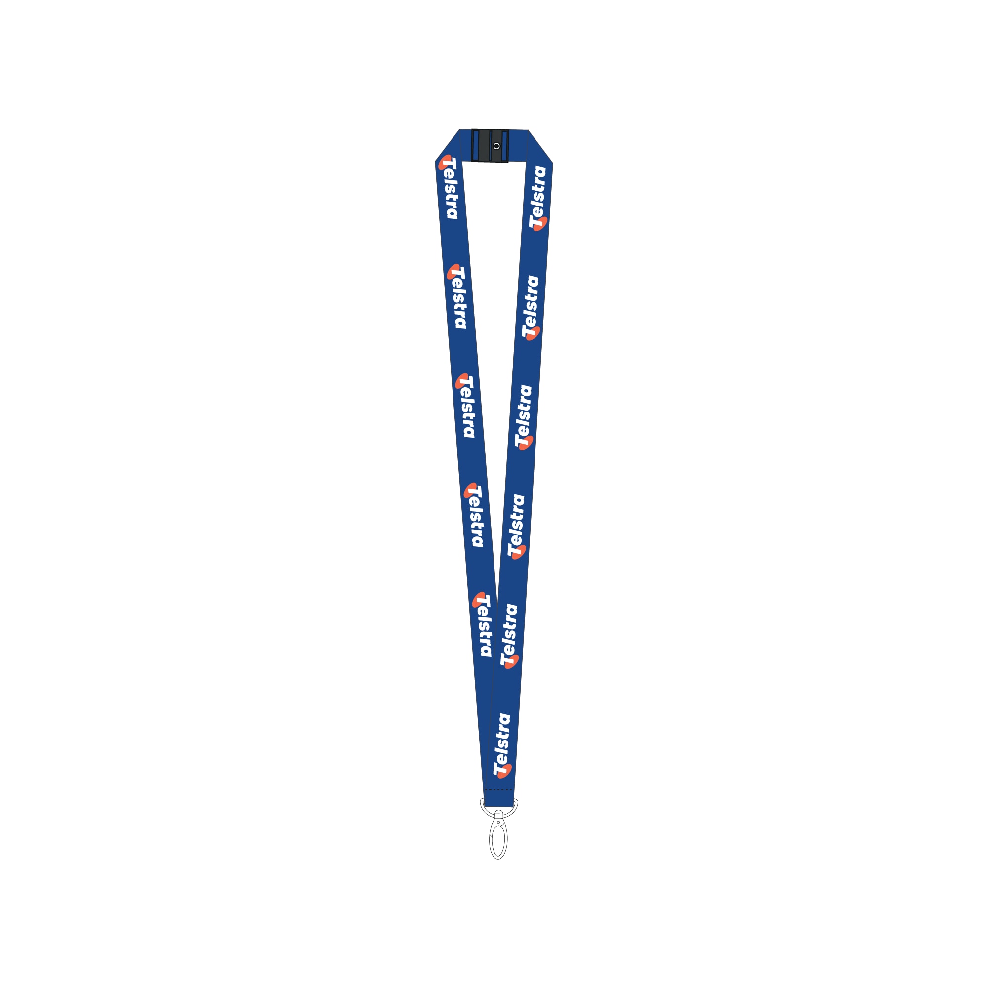 Sublimation Lanyard – Navy